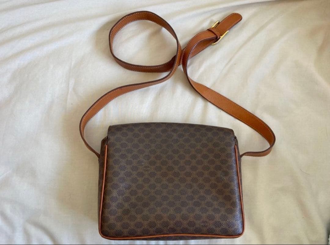 セリーヌショルダーバック マカダム柄 ガンチーニ