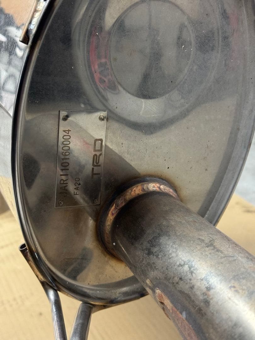 86 zn6 後期 TRD デュアルエキゾーストマフラー