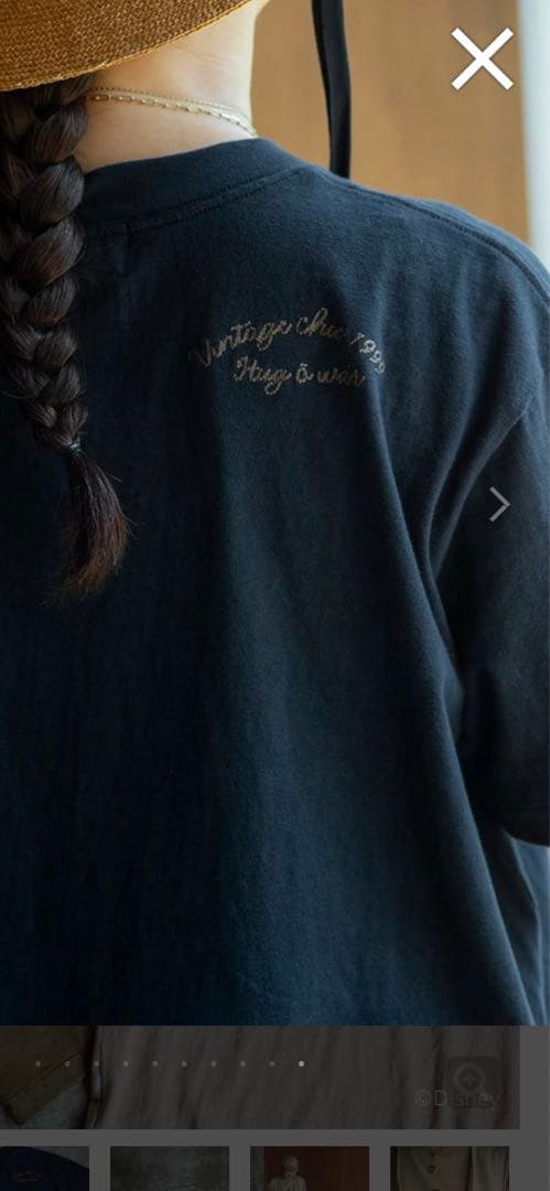 れ*ん様 Americana×HUG O WaR/ミッキー/ヴィンテージTシャツ