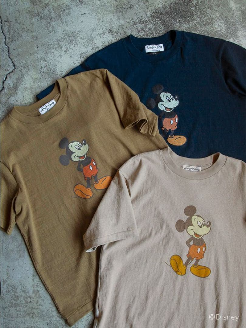 れ*ん様 Americana×HUG O WaR/ミッキー/ヴィンテージTシャツ