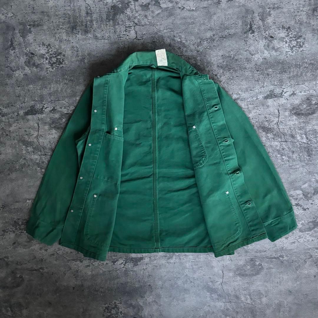 【レア】Carharttカーハートチョアコート裏地なしCU1058 Cactus