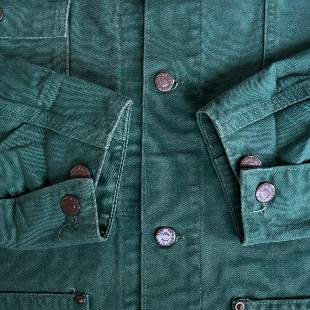 【レア】Carharttカーハートチョアコート裏地なしCU1058 Cactus