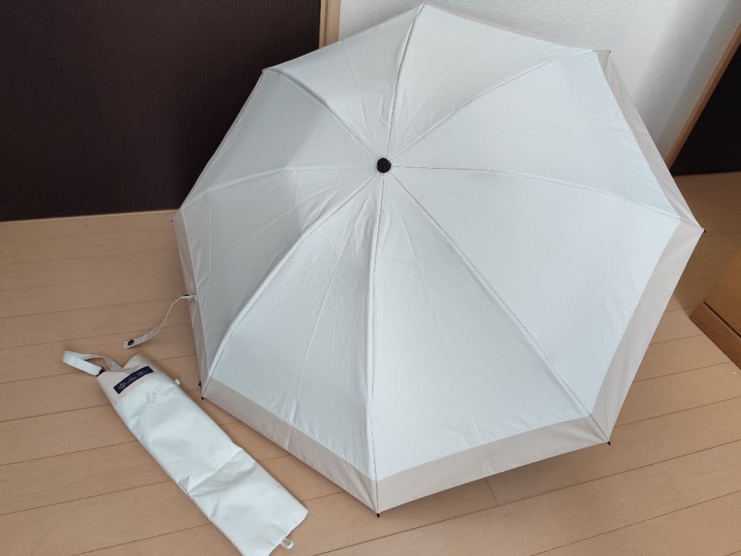 Rosa Blanc 折りたたみ傘 晴雨兼用 ホワイト
