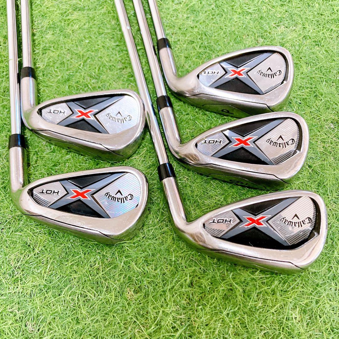 キャロウェイ　XHOT ゴルフ　アイアン　メンズ　FLEX S 名器
