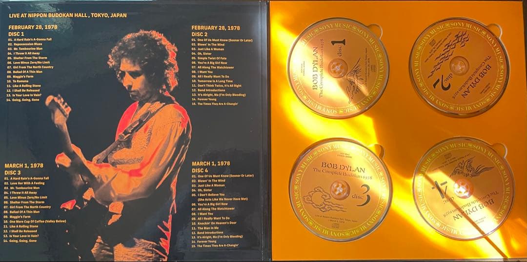 BOB DYLAN 武道館 1978 4CD 新品同様 帯付き
