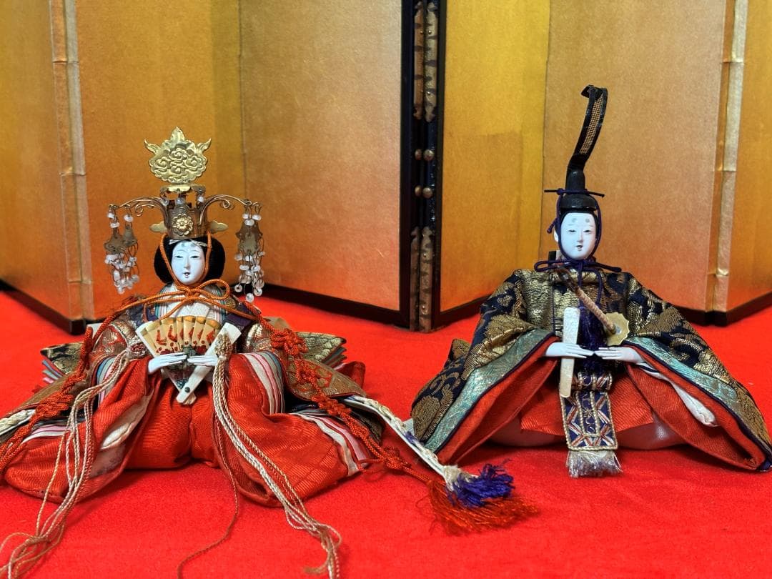 大正〜昭和初期 内裏雛 日本橋十軒店久月本店 お雛様 ひな祭り 雛人形 お雛祭