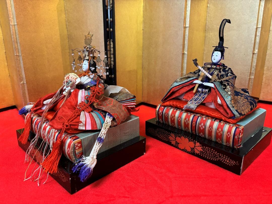 大正〜昭和初期 内裏雛 日本橋十軒店久月本店 お雛様 ひな祭り 雛人形 お雛祭