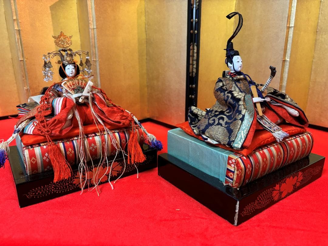 大正〜昭和初期 内裏雛 日本橋十軒店久月本店 お雛様 ひな祭り 雛人形 お雛祭