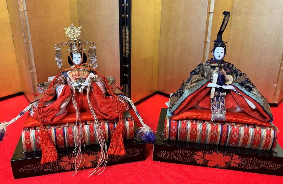 大正〜昭和初期 内裏雛 日本橋十軒店久月本店 お雛様 ひな祭り 雛人形 お雛祭