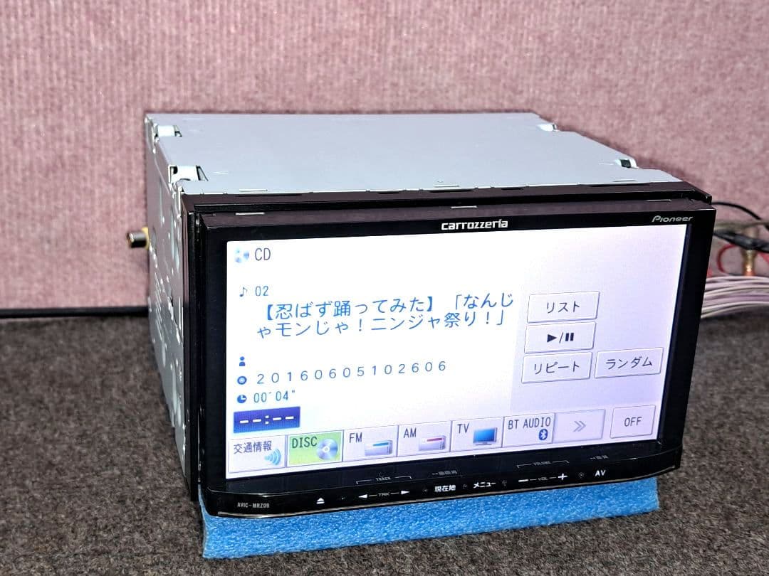 タッチ新品!◆Carrozzeria MRZ09 BT・DVD・地デジ◆動作良好