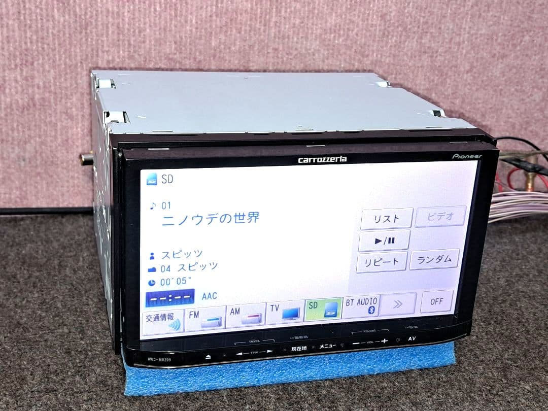 タッチ新品!◆Carrozzeria MRZ09 BT・DVD・地デジ◆動作良好