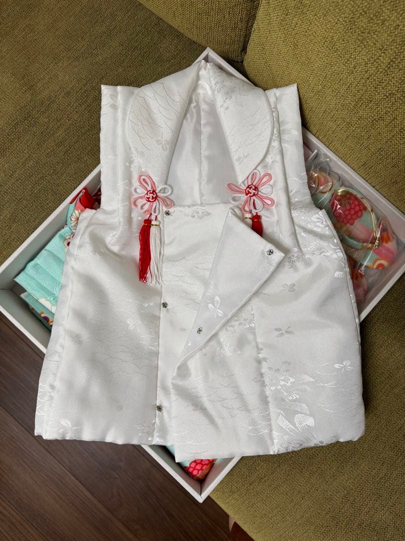 七五三 7歳 5歳 3歳　女の子 姉妹　着物フルセット