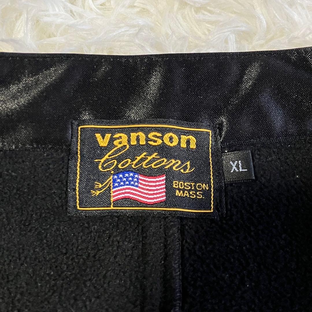 希少品 VANSON ボンディング調 ライダースジャケット XLサイズ 豪華刺繍