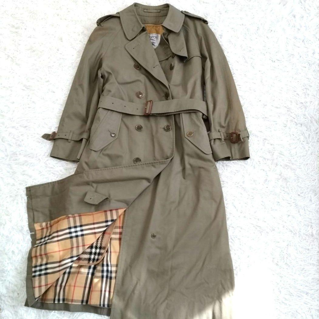 極美品　バーバリー　トレンチコート　ダブル　ベルト　ノバチェック　ライナー