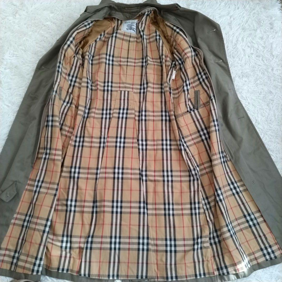 極美品　バーバリー　トレンチコート　ダブル　ベルト　ノバチェック　ライナー