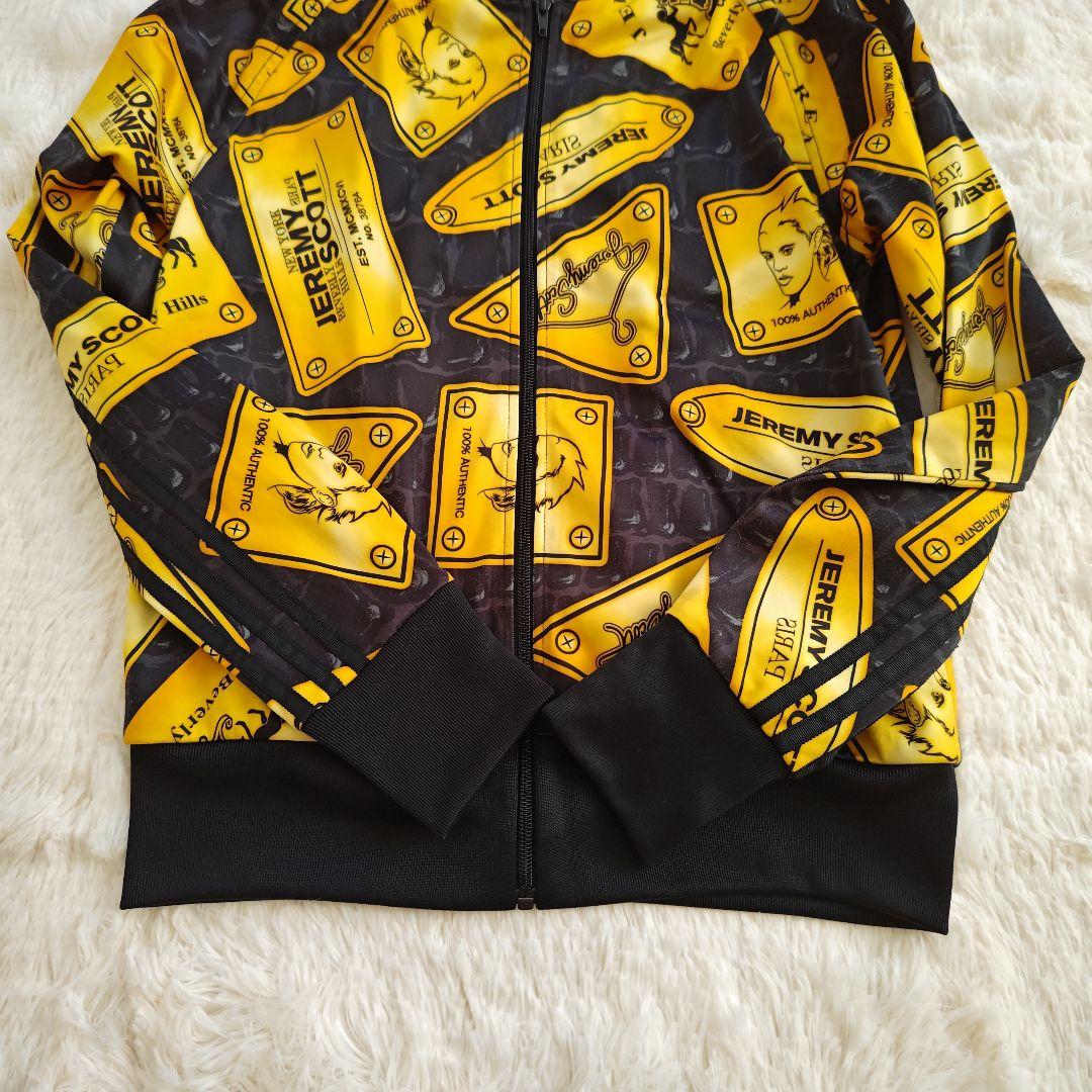 【極美品✨】Jeremy Scott adidas ジャージ 黒/黄 プリント柄