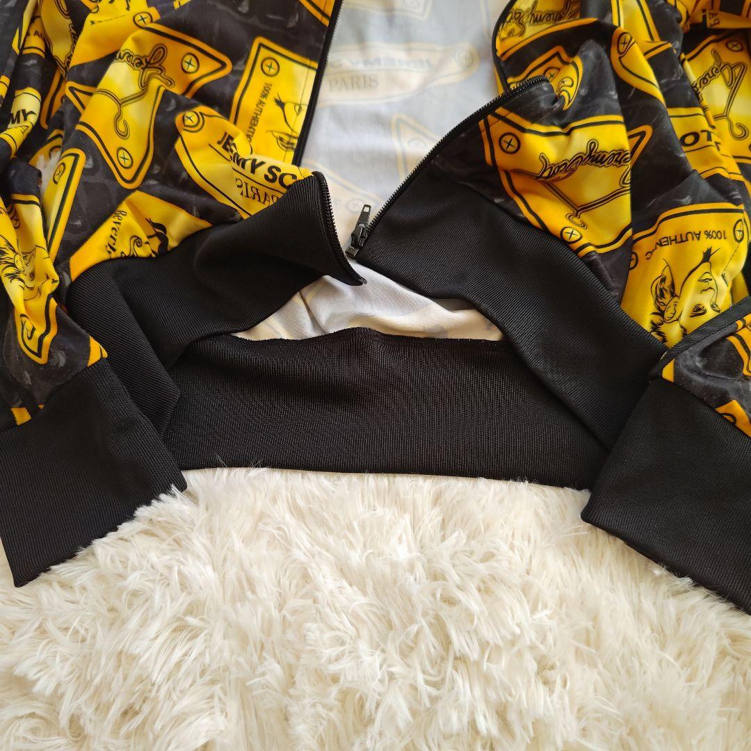【極美品✨】Jeremy Scott adidas ジャージ 黒/黄 プリント柄