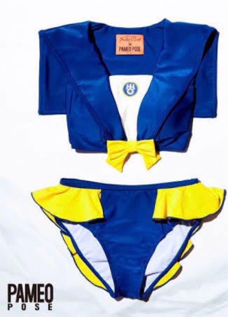 セーラームーン　PAMEOPOSE コラボ　セーラーウラヌス　　水着　ネイビー