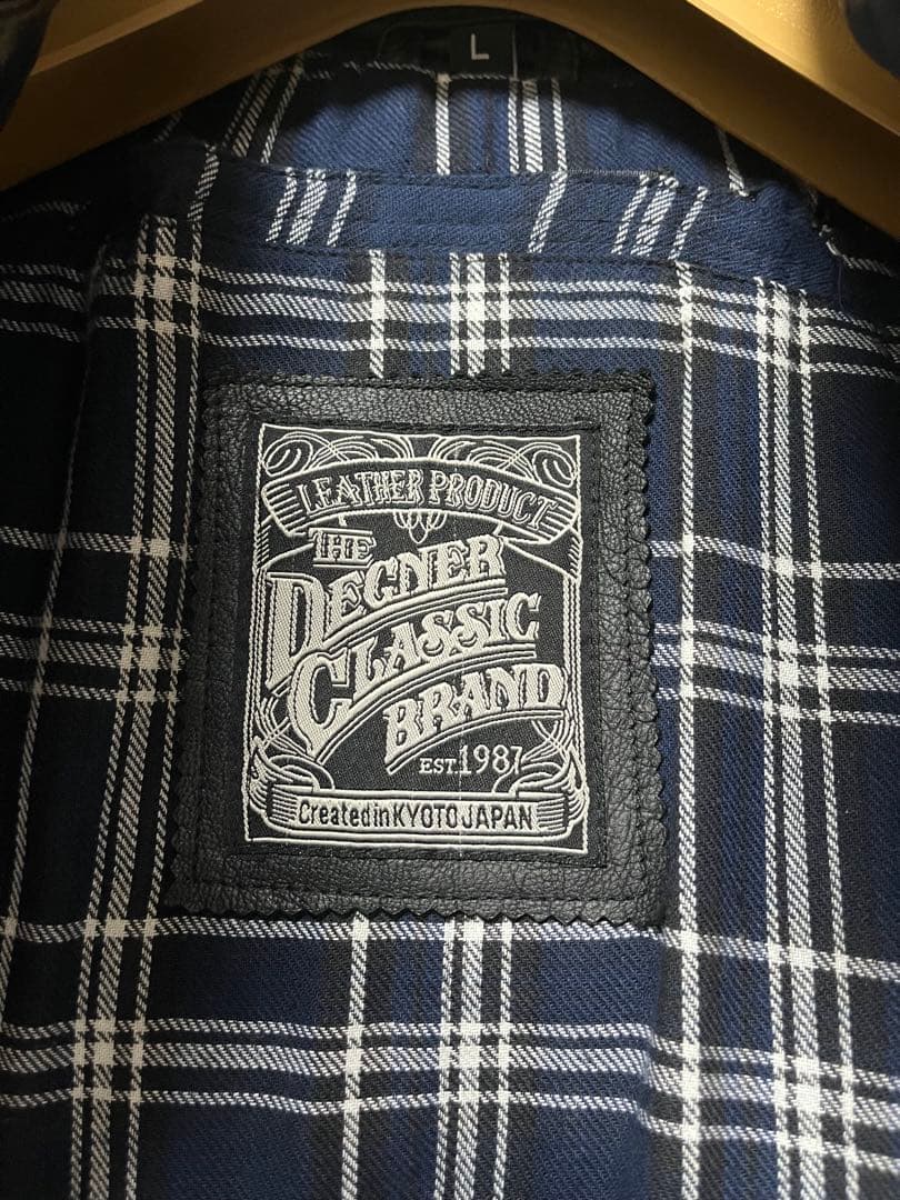 【月末セール】DEGNAR レザーシングルライダース