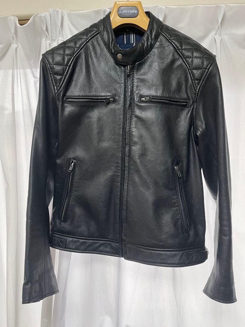 【月末セール】DEGNAR レザーシングルライダース