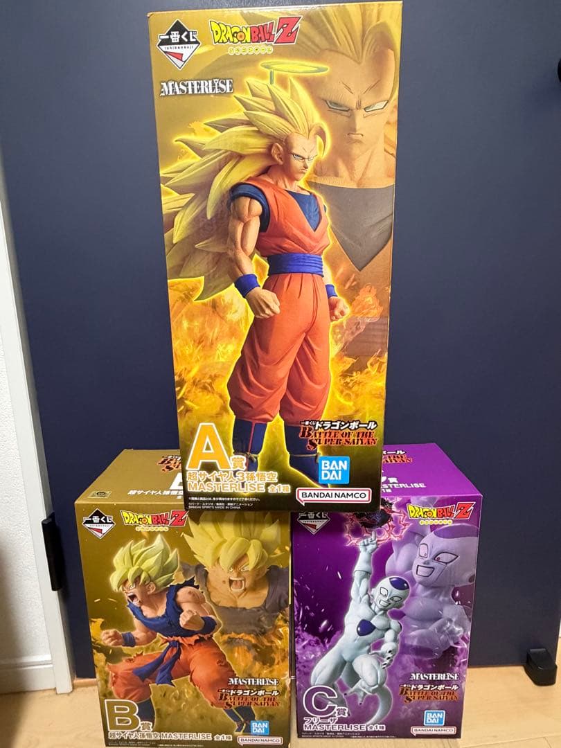 一番くじ ドラゴンボール　フィギュア3点セット　新品未開封　A賞　B賞　C賞