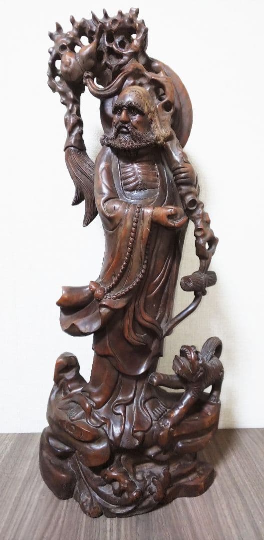 達磨大師立像「武」 　大願成就　 開運　 風水　 厄除け 　運気向上 　金運