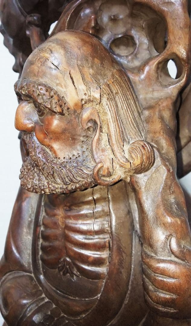 達磨大師立像「武」 　大願成就　 開運　 風水　 厄除け 　運気向上 　金運