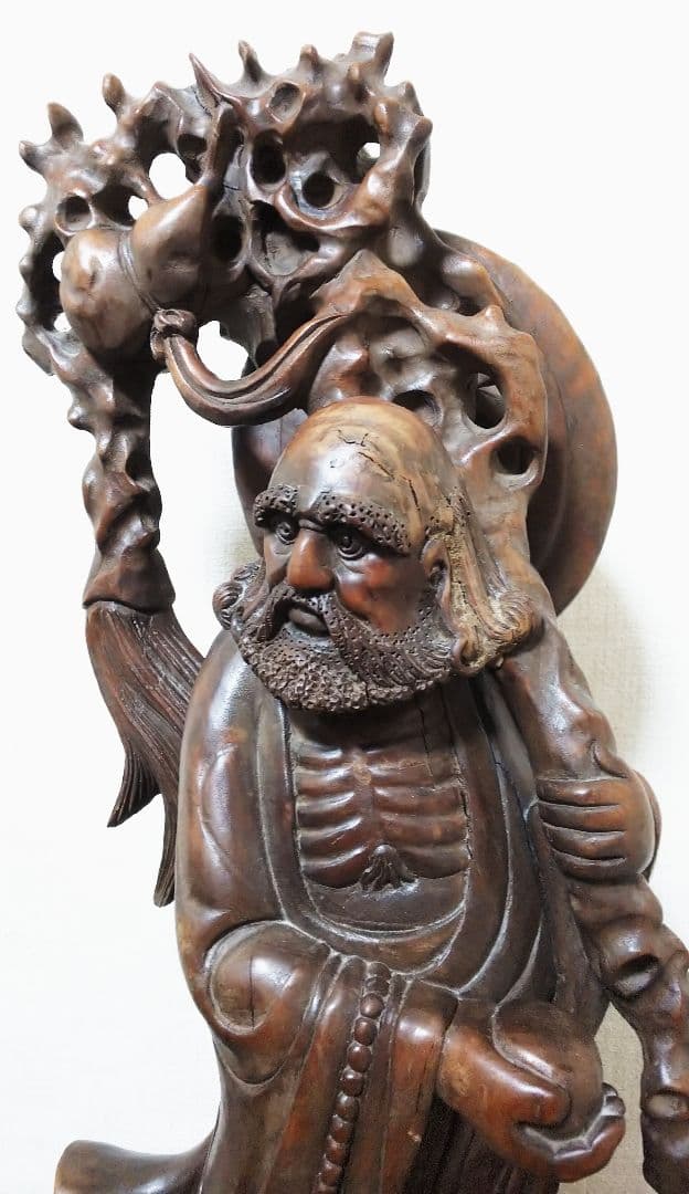 達磨大師立像「武」 　大願成就　 開運　 風水　 厄除け 　運気向上 　金運