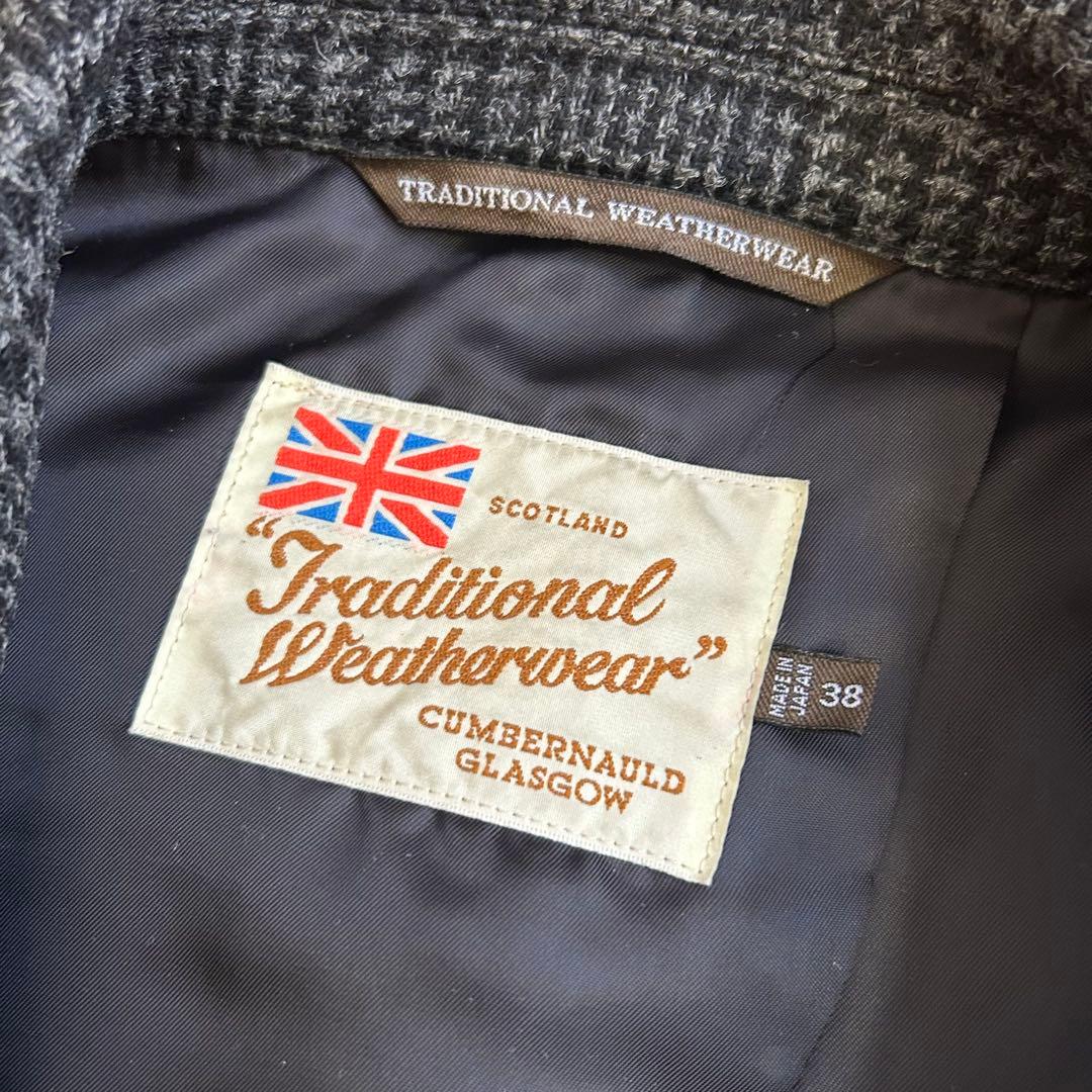 トラディショナルウェザーウェア チェスターコート BARGOED 38サイズ