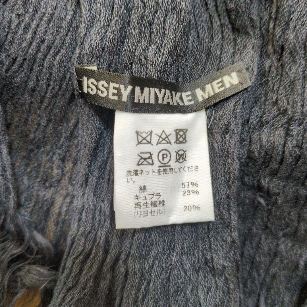 issey miyake men ストール　ブラック