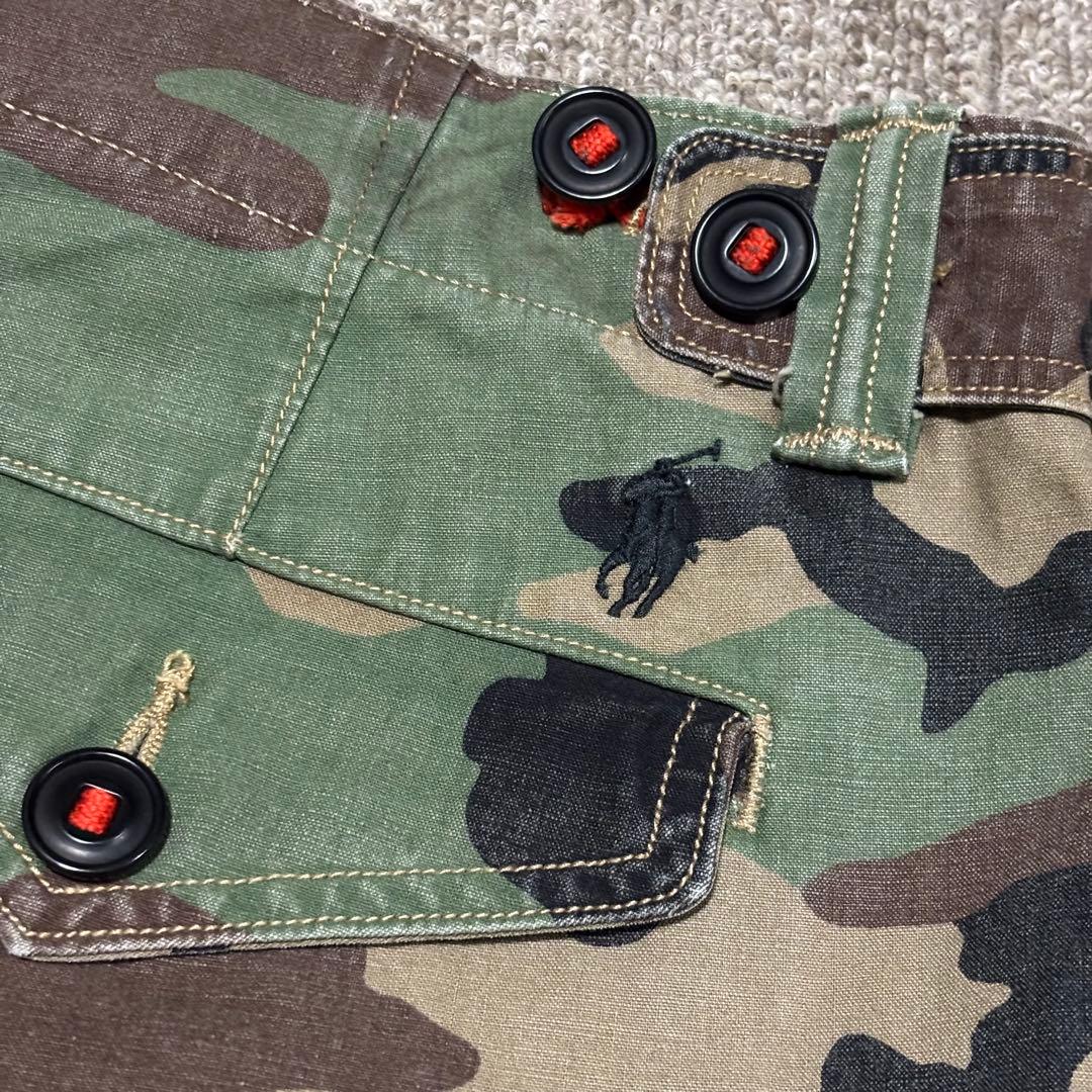 ポロラルフローレン 希少 カーゴパンツ カモ 33x32