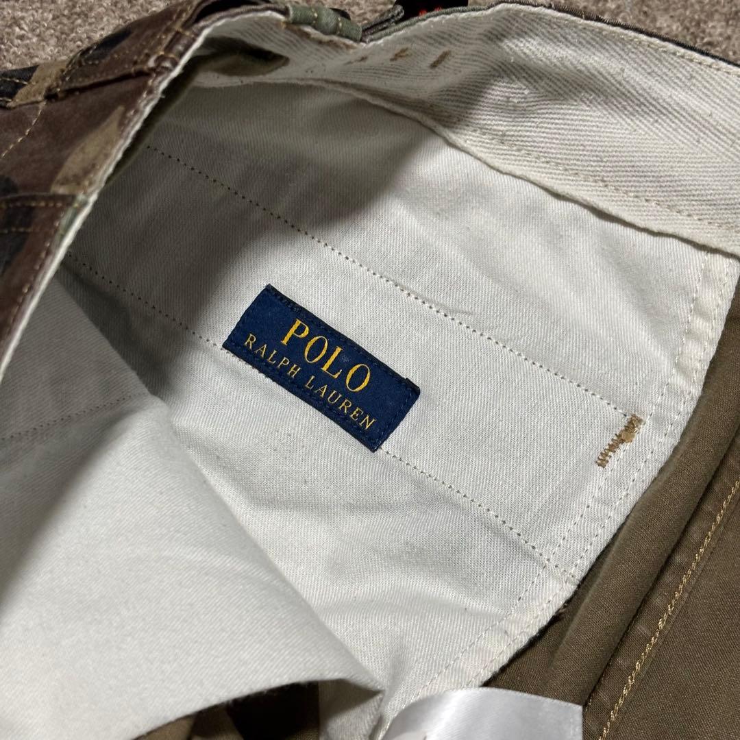 ポロラルフローレン 希少 カーゴパンツ カモ 33x32