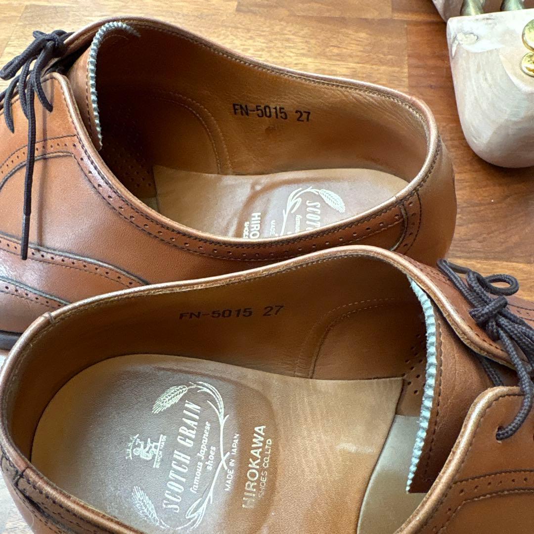 スコッチグレイン　ブラウンレザー FN-5015 27cm