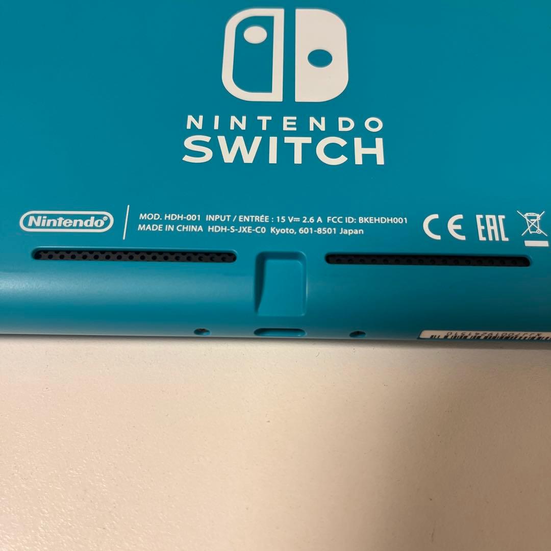 Nintendo Switch Lite ターコイズ 本体 + ケース　箱無し