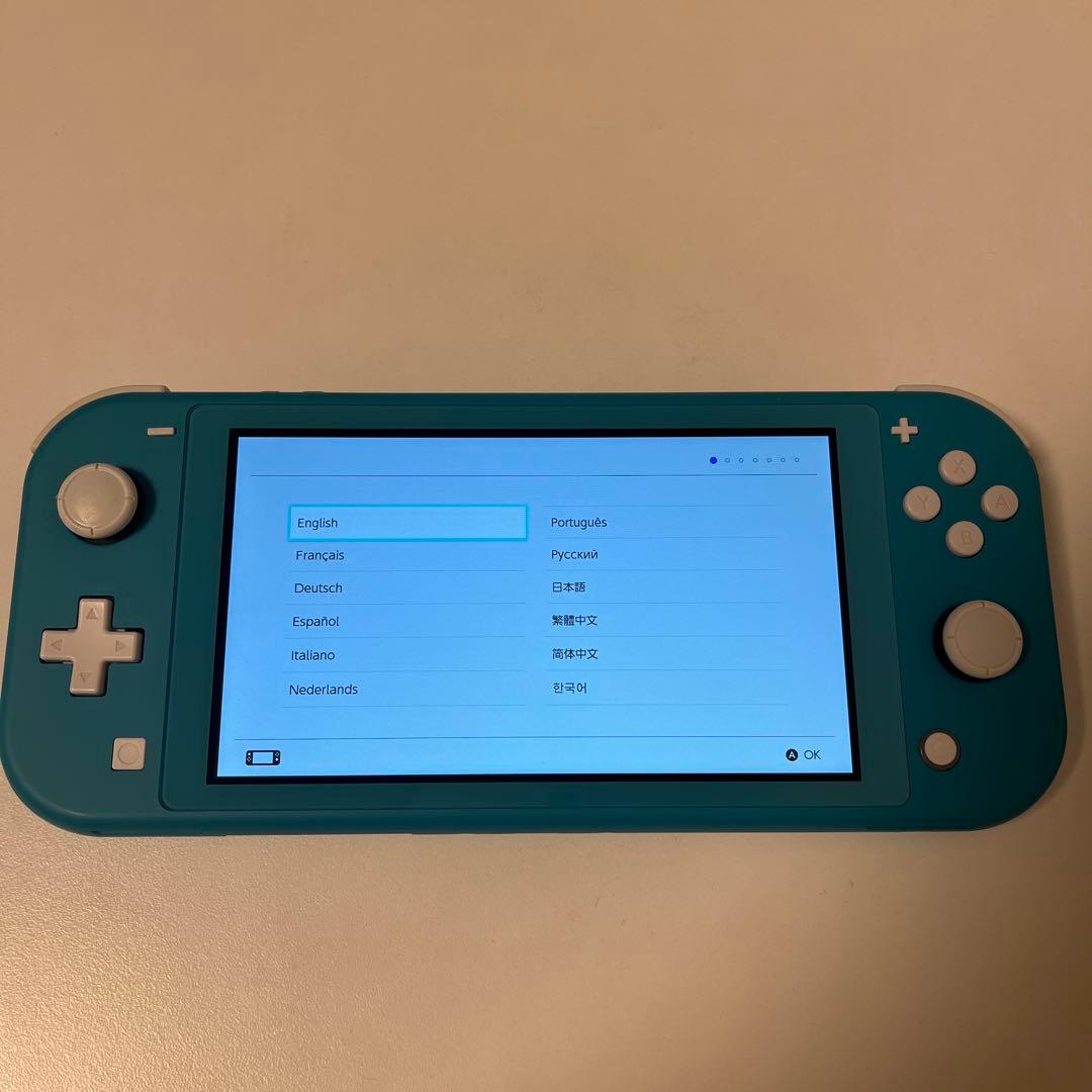 Nintendo Switch Lite ターコイズ 本体 + ケース　箱無し