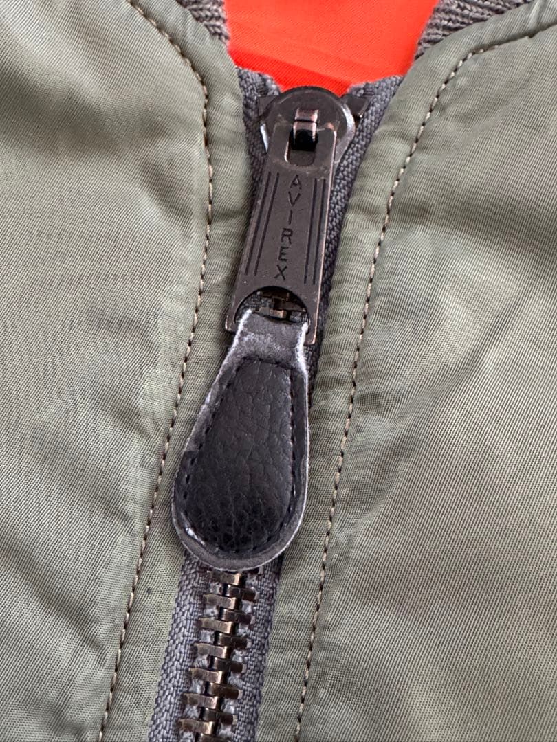 AVIREX MA-1 COMMERCIAL LOGO メンズMサイズ