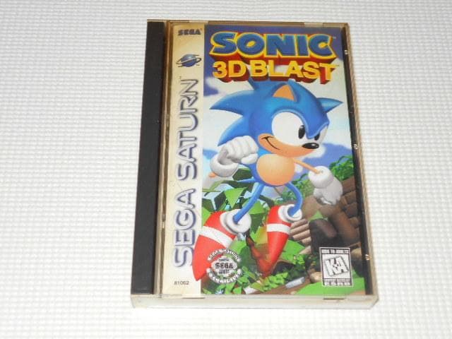 SS★SONIC 3D BLAST 海外版★箱付・説明書付・ソフト付