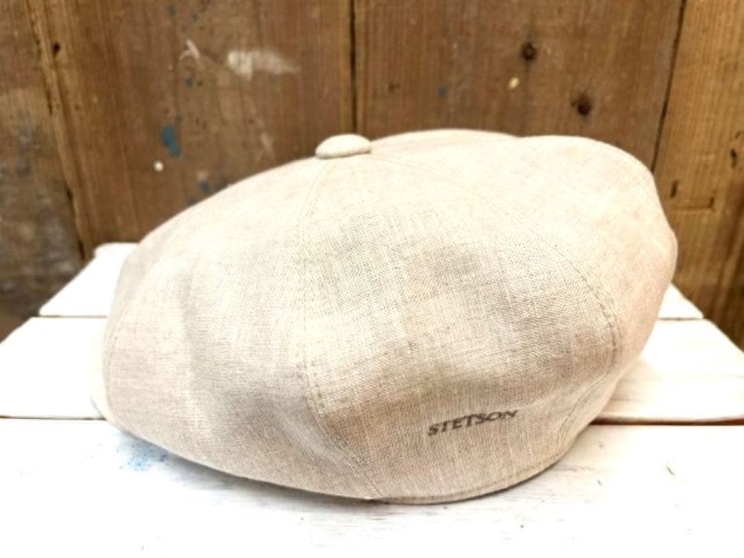 Stetson ステットソン リネンシャンブレー キャスケットBE-XL/日本製