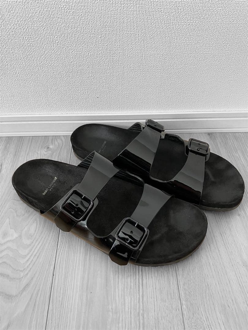 サンローラン　ブラック サンダル