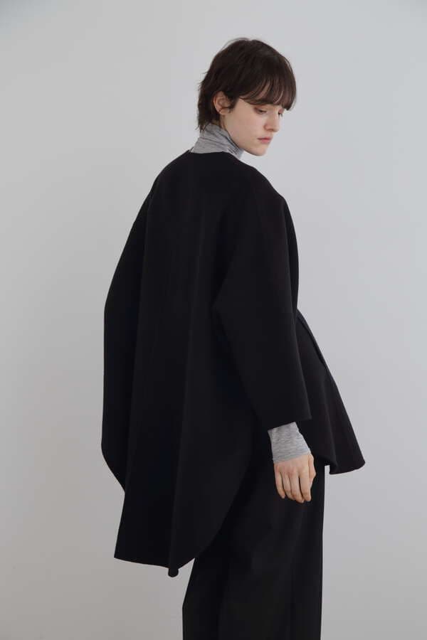 本日削除◆極美品◆ルフィル ソフトウールリバーポンチョ ブラック 1