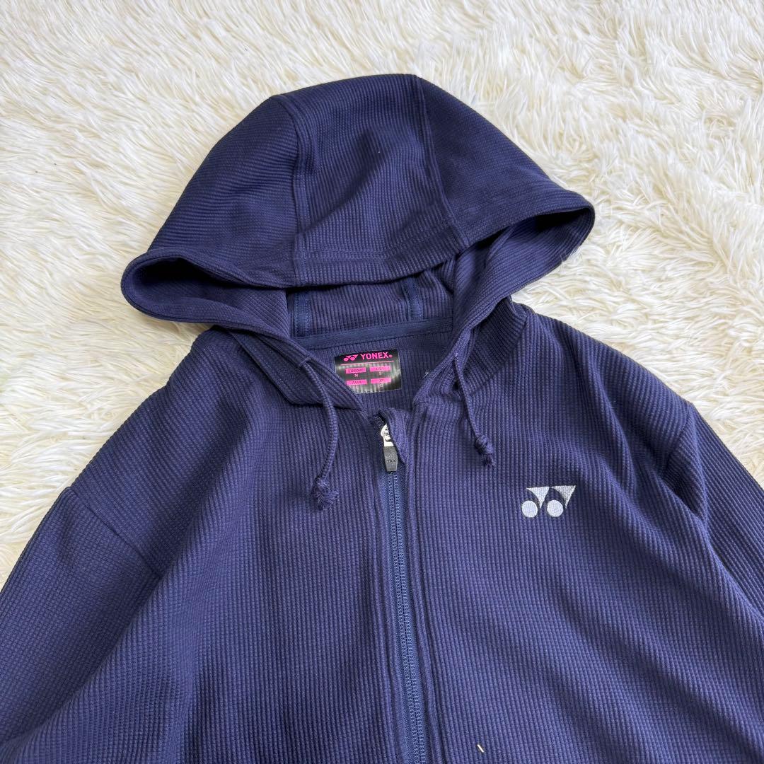 【ヨネックス】美品 セットアップ ジャージ上下 ネイビー Lサイズ レディース