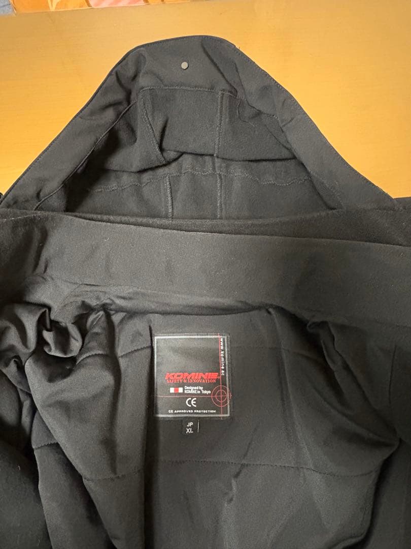 ば～てぇいー コミネ バイク用 ジャケット プロテクトソフトシェル