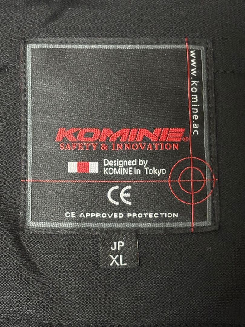 ば～てぇいー コミネ バイク用 ジャケット プロテクトソフトシェル