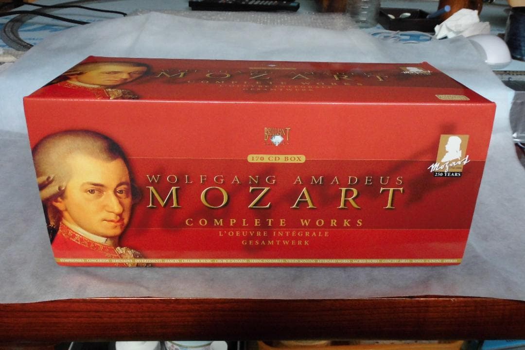 【ブリリアント•レーベル】モーツァルト作品全集 CD 170枚組