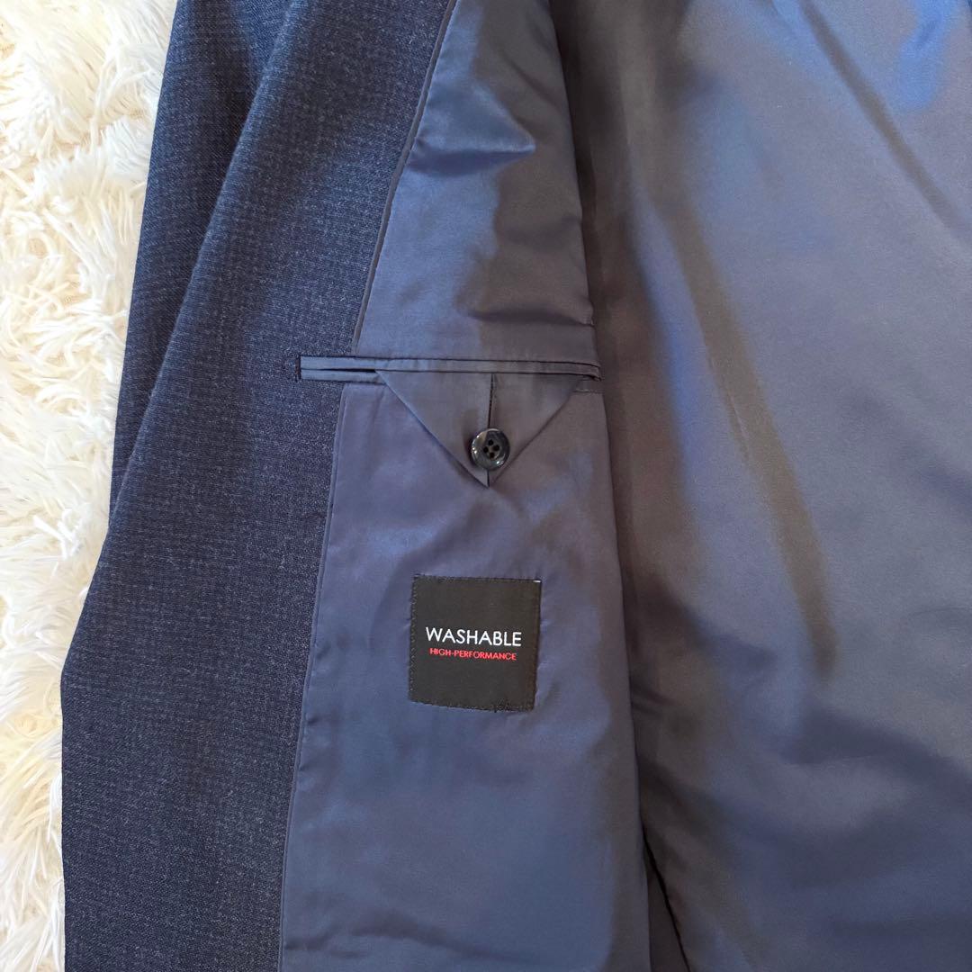 【パニ様 美品】LESMUES スーツ セットアップ E7 紺 青山