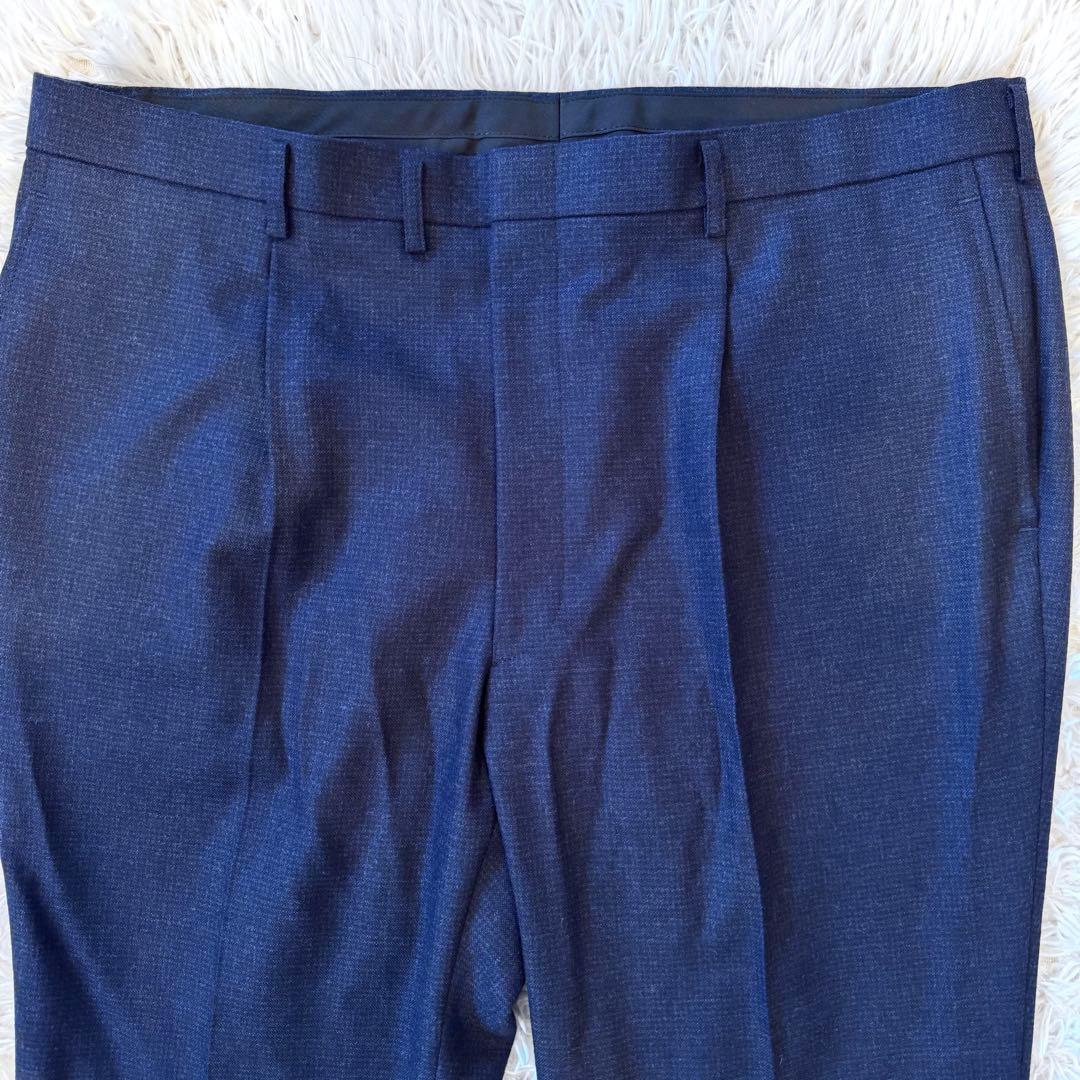 【パニ様 美品】LESMUES スーツ セットアップ E7 紺 青山