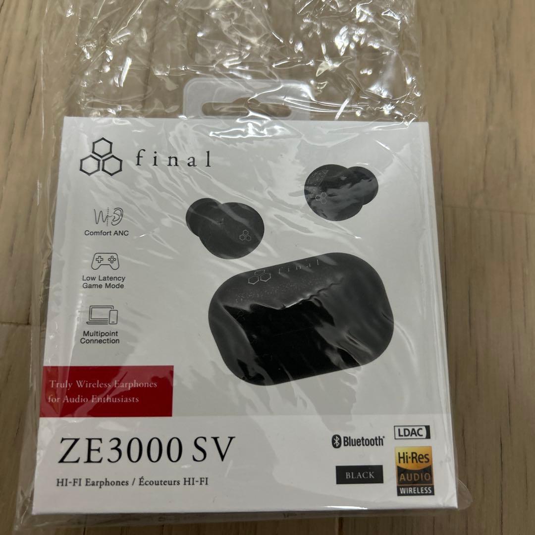 新品未開封　final　フルワイヤレスイヤホン　ZE3000SV