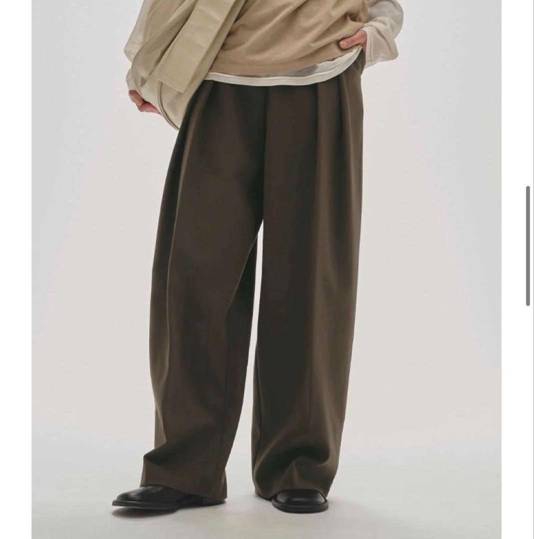 【新品】todayful bonding wide trousers