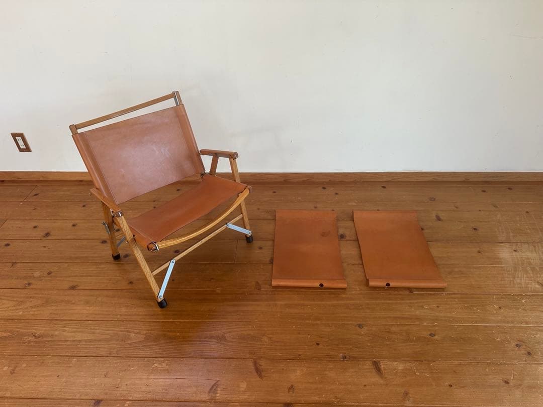 カーミットチェア交換用レザーファブリック2セット