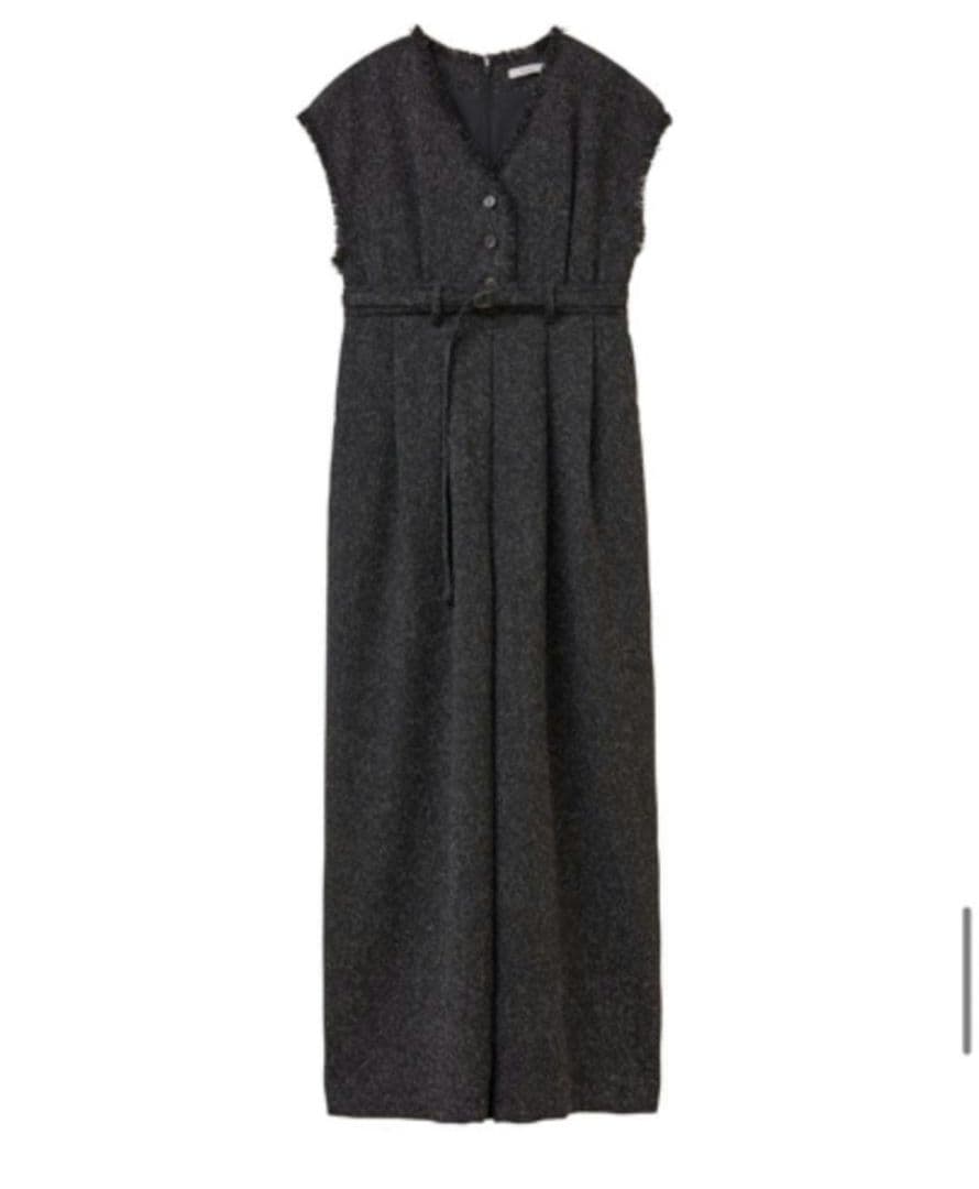 TWEED FRINGE ALL IN ONE　CLANE